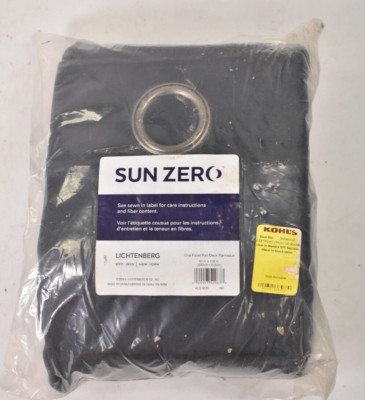 Sun Zero 2 Panel Blackout Theater Grade Norway Grommet Curtains 80