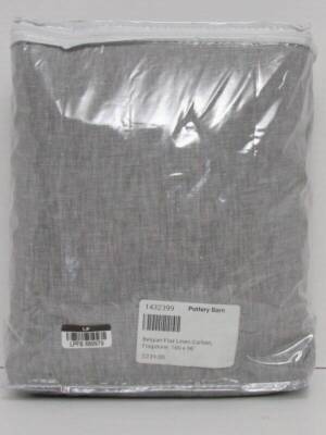 Pottery Barn Belgian Flax Linen Curtain, 100