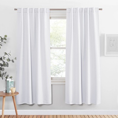 PONY DANCE Bedroom Window Curtains - Home Decor Thermal Curtain Panels Room-image