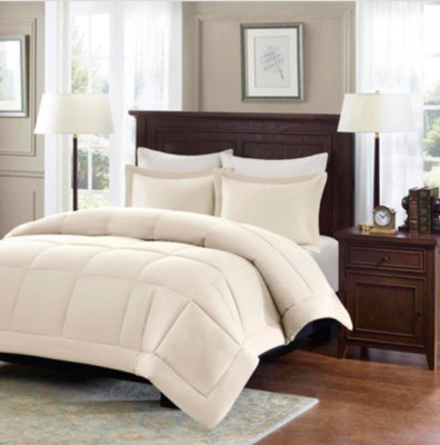 Madison Park Microcell Comforter Mini Set with 3M Moisture Treatment Ivory TWIN-image