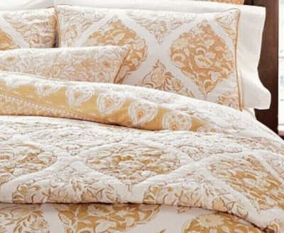 Pottery Barn Isabelle Medallion Floral 5-PC Euro Standard Shams & Pillow Cover-image