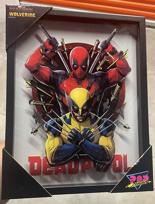 Deadpool & Wolverine Framed Wall Art Home Decor Picture-image