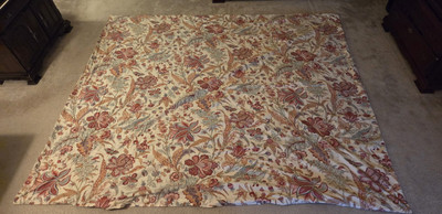 Pottery Barn Charlie Paisley Organic Cotton KING Duvet Cover W/ 2 Std Shams-image