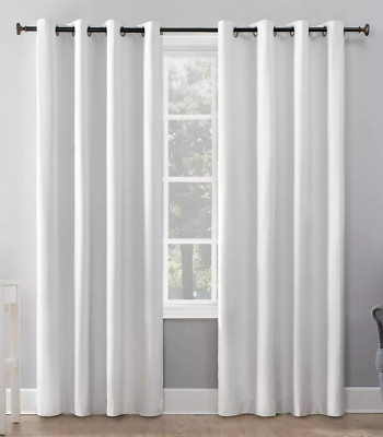 Sun Zero Duran Thermal Insulated 100% Blackout Grommet Curtain (1) Panel 63
