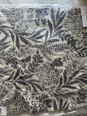 Pottery Barn Larea Belgian Flax Linen Pillow Cover Blue 22x22 By Villa-image