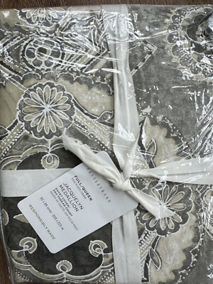 Pottery barn Jacquelyn Medallion Organic Sateen Duvet Cover, Full/Queen-image
