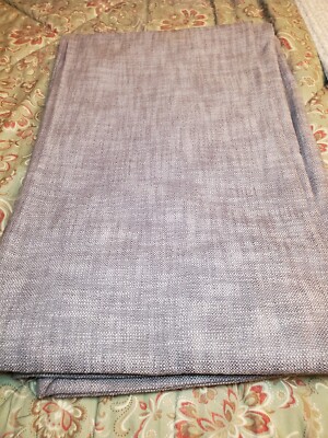 NWOT Pottery Barn Seaton Textured Cotton Curtain Panel 50x84 Lined FlagstoneGray-image
