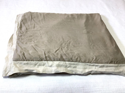 Pottery Barn King Duvet Cover ~ Silky Lyocell with Linen Edge-image