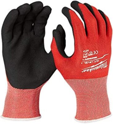 MILWAUKEE Cut 1 Dipped Gloves - L (Single Pair)-image