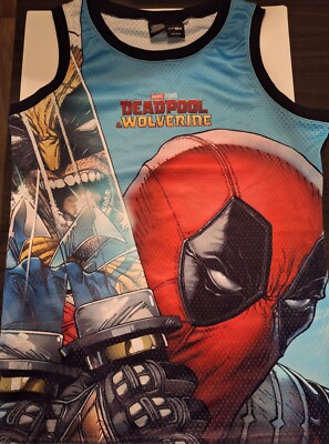DEADPOOL VS WOLVERINE JERSEY!  SPECIAL EDITION * MENS SIZE 2XL -image