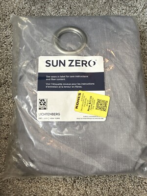 SunZero Grey Curtain, 50x95-image