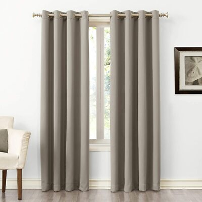 Sun Zero Lichtenberg Grommet Darkening Curtain 40