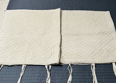 Pottery Barn Rare Velvet Silk Shams Set Of Two 26