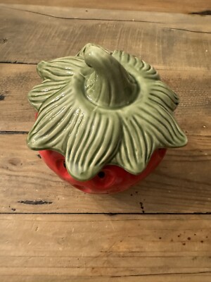 Studio MG Strawberry shaped Candle strawberry vanilla scented-image