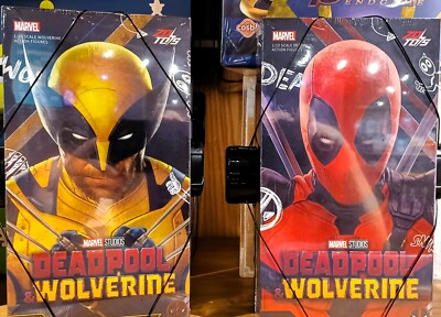 Zd Toys Marvel 1/10 DEADPOOL & WOLVERINE Action Figure ( Set of 2 ) [ In Stock ]-image