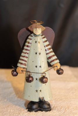 2000 COYNE'S & COMPANY WILLIRAYE STUDIO ANGEL WITH BELLS WW2358-image