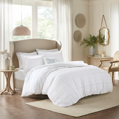 Madison Park Celeste 4 Piece 2-in-1 Duvet Set-image