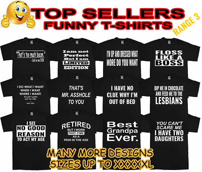 Funny Mens T-Shirts novelty t shirts joke clothing birthday Party t-shirt gift 3-image