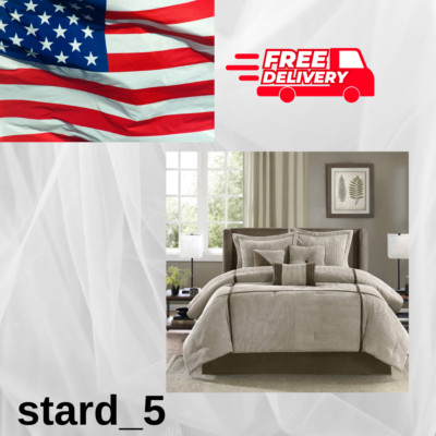 Madison Park Cozy Comforter Set Casual Blocks Design All Season, Matching Bed Sk-image