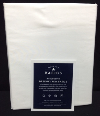 Pottery Barn Design Crew Basics 200 Thread Count Organic Cotton Duvet Cover Twin-image