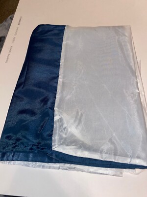 Madison Park Morris Queen Bed Skirt Only Blue 15