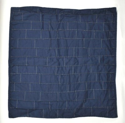 Pottery Barn Kids Captain America Marvel Quilted Cotton Euro Sham NWOT Navy Blue-image