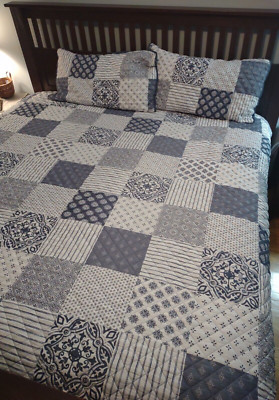 King Size Quilt Set Madison Park Essential Farmhouse Patchwork Comforter 2 Shams-image