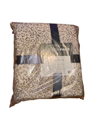 Madison Park Faux Leopard Throw Blanket 60