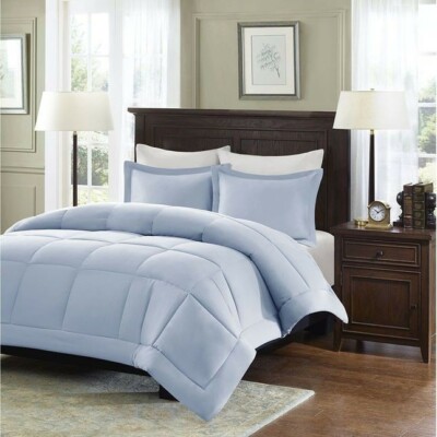 Madison Park Down Alternative King Comforter Set In Blue-image