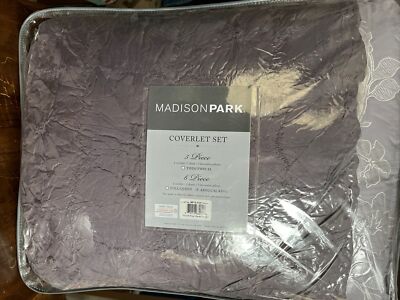 Luna 6 Piece Quilted Coverlet Set Taupe King/Cal King No Shams-image