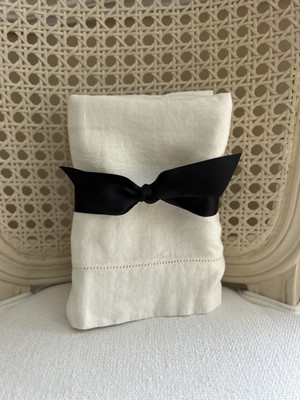 Pottery Barn Belgian Flax Linen STANDARD Sham (1) Classic Ivory PRE-OWNED-image