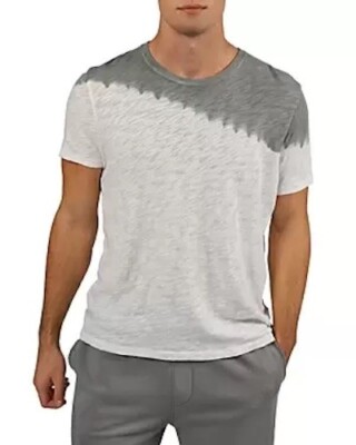 Atm Anthony Thomas Melillo L36707 Mens Dip Dye Slub Jersey Tee Size L-image