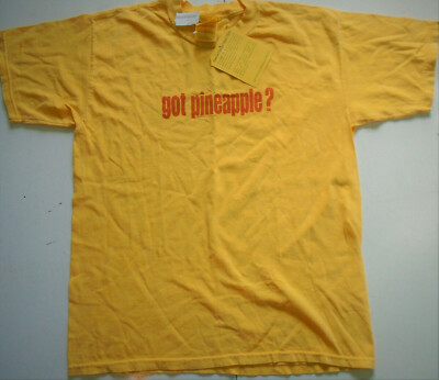 Hawaiian Pineapple Dipped T-Shirt NEW WITH TAGS Size L Got Pineapple?-image