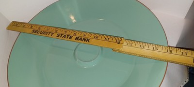 RARE CHIP AND DIP SET LONEOAK Terra Cotta & Jade WONDERFUL CONDITION. No Damage.-image