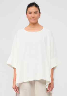 Rundholz Dip Relaxed Linen Cotton Pullover Black Label Dress Size One Size-image