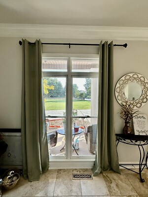 Lot of 4 Sun Zero Single Panel Curtain-image