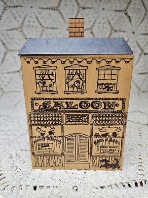 Vintage ROSALIND WELCHER Whimsical Wooden Coaster Set 1978 Fisher Studios Rare-image