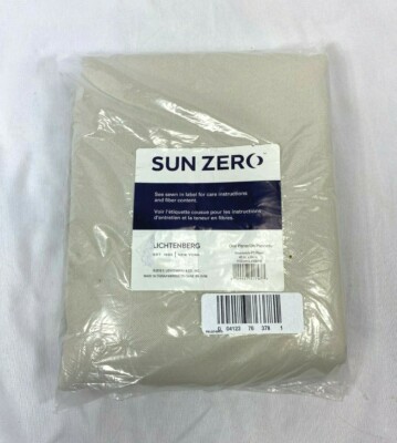 Sun Zero Pearl Blackout Rod-Pocket Curtain Panel, 40