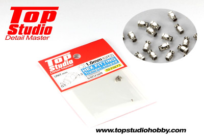Top Studio 1.0mm Hex Fitting Trumpet-shaped (10 pieces) Detail-Up Item # TD23273-image