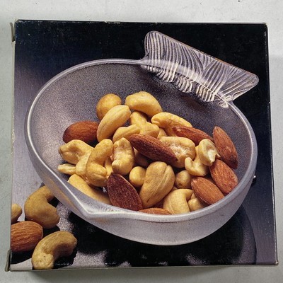 Studio Nova Crystal Radish Shaped Candy Dish Glass New in Box-image