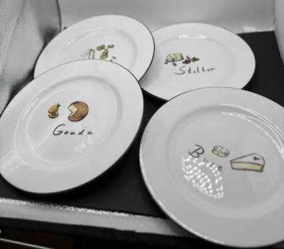 Pottery Barn Cocktail Plates 7.5