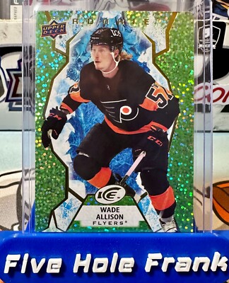 2021-22 Upper Deck Ice Base Rookie & Veteran Parallels Green - Orange - Lavender-image