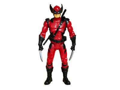 VERY RARE TOY MEXICAN FIGURE WOLVERINE SUIT DEADPOOL MARVEL AVENGERS-image