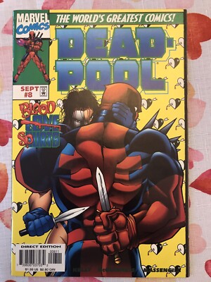 DEADPOOL (1997 series) #8 WADE WILSON NEW MOVIE WOLVERINE MARVEL MCU-image