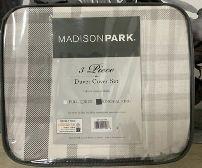 ⚡️Madison Park Sheffield Farm House 3Pc Reversible Duvet Cover Set(King/Calking)-image
