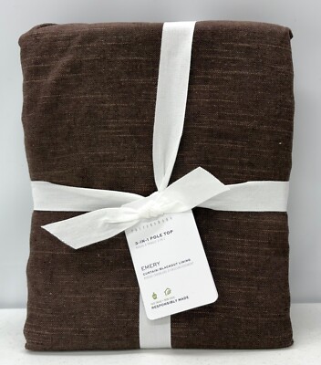 Pottery Barn Emery Linen Cotton Drape~50 x 84