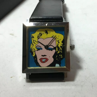 Vintage ACME Studio ANDY WARHOL “Marilyn” Quartz Wrist Watch VERY RARE-image