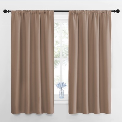 NICETOWN Kids Blackout Curtain Panels  Window Treatment Thermal Insulated Solid-image