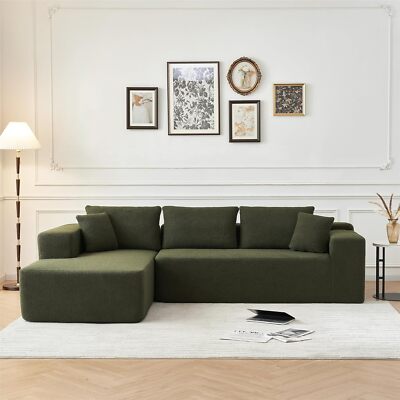 Studio Couch Cloud Couch L-Shaped Sofa Modern Simplicity Free Combination Sofa-image