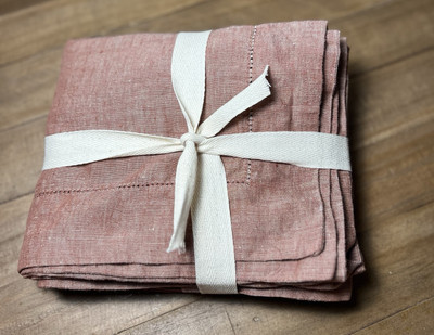 Pottery Barn Belgian Flax Linen Sham  Brick · Standard · Set of 2-image